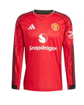 Billige Fotballdrakt Manchester United Replika Hjemmedrakt 2025-26 Langermet